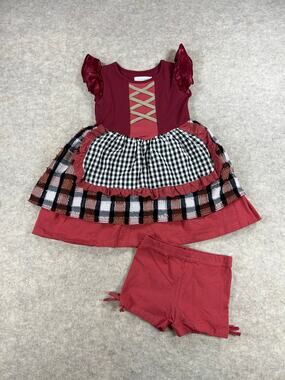 Evie's Closet Hocus Pocus Mary Sanderson Dress with Shorts Size 4 NEW